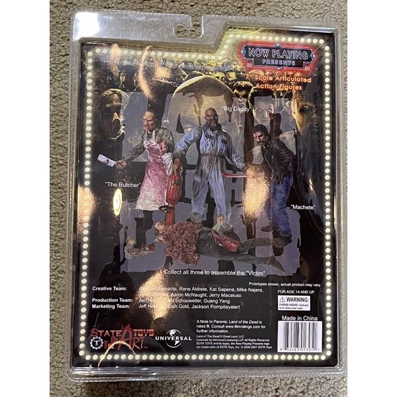 Signed MACHETE Zombie Figure Tom Savini SOTA Toys Now Land of the Dead 2006 Misp - Picture 4 of 6